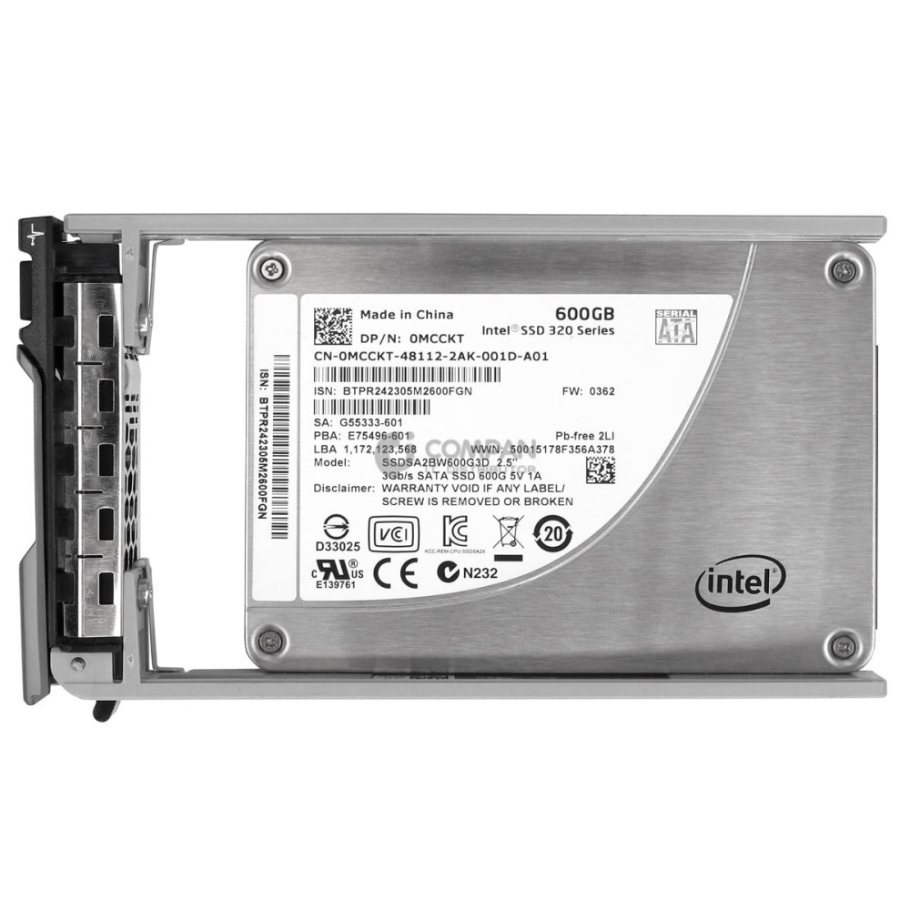 MCCKT DELL SSD 600GB SATA 3G 2.5" SFF